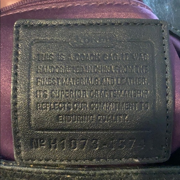 Coach Black Leather Hobo Bag - Picture 11 of 11